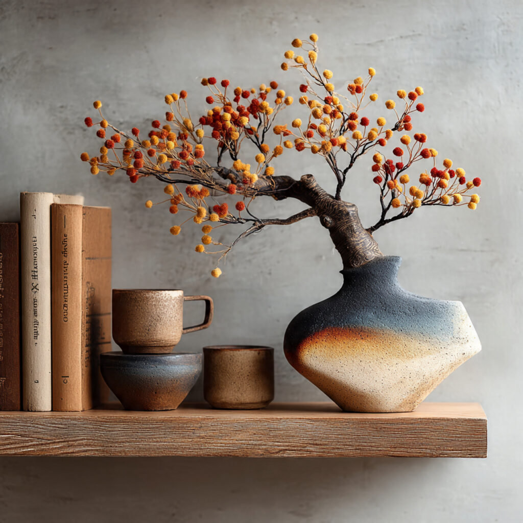 elegant willow tree sculpture displayed on a