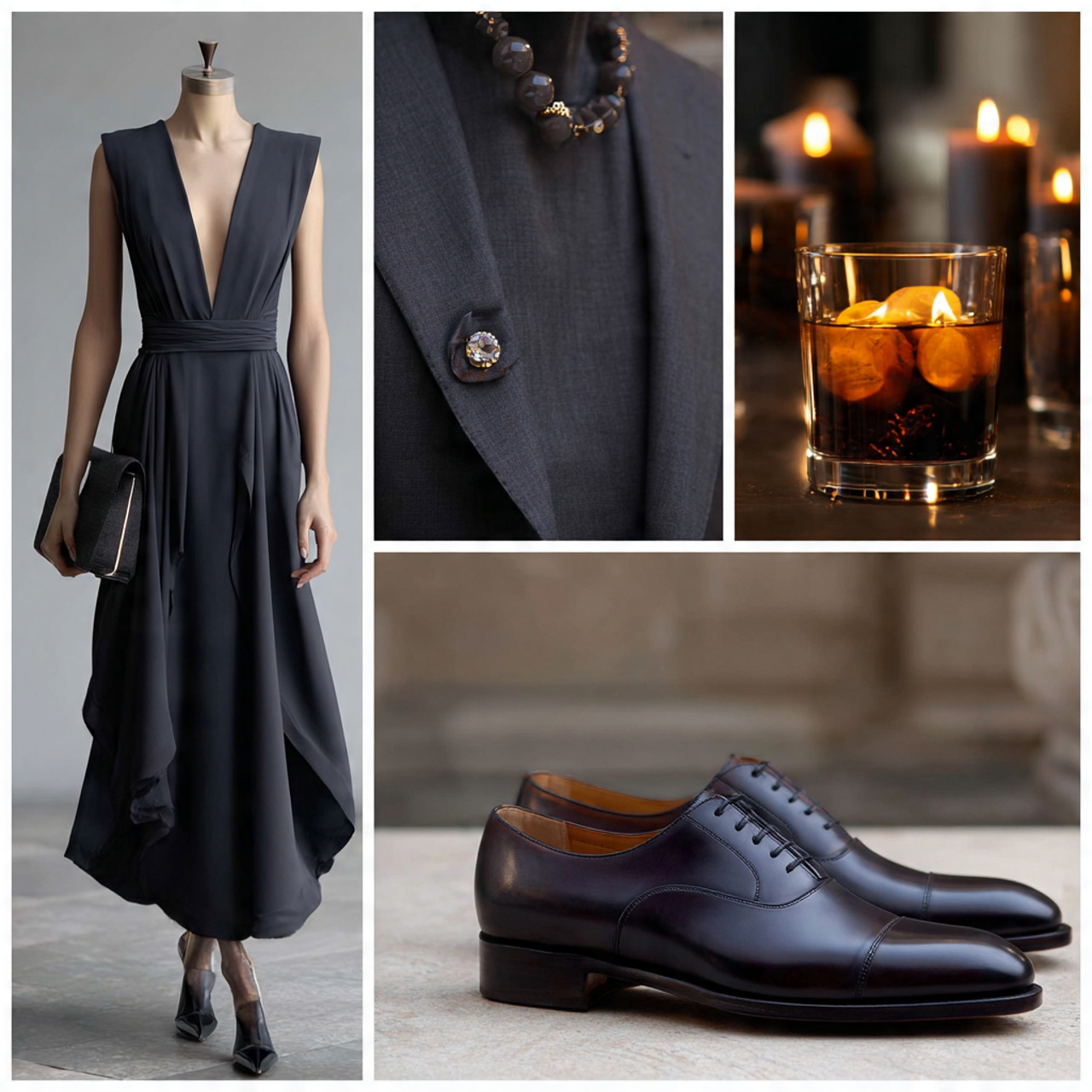 Dark Neutrals for Evening Refinement