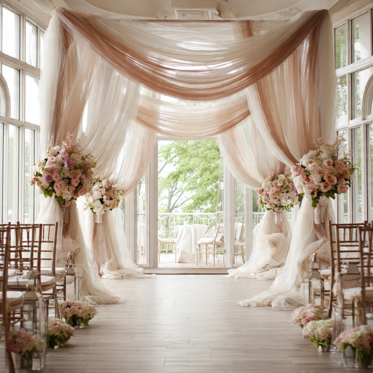 Wedding Arch ideas: 20 Breathtaking Ideas That Add Instant Magic to Your Day 11 Fabric-Centric Arch