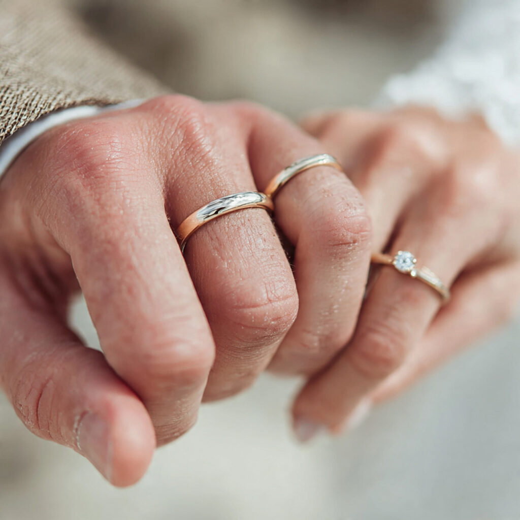 23 Courthouse Wedding ideas That Feels Personal and Meaningful 6 hands exchanging wedding rings sharp focus on