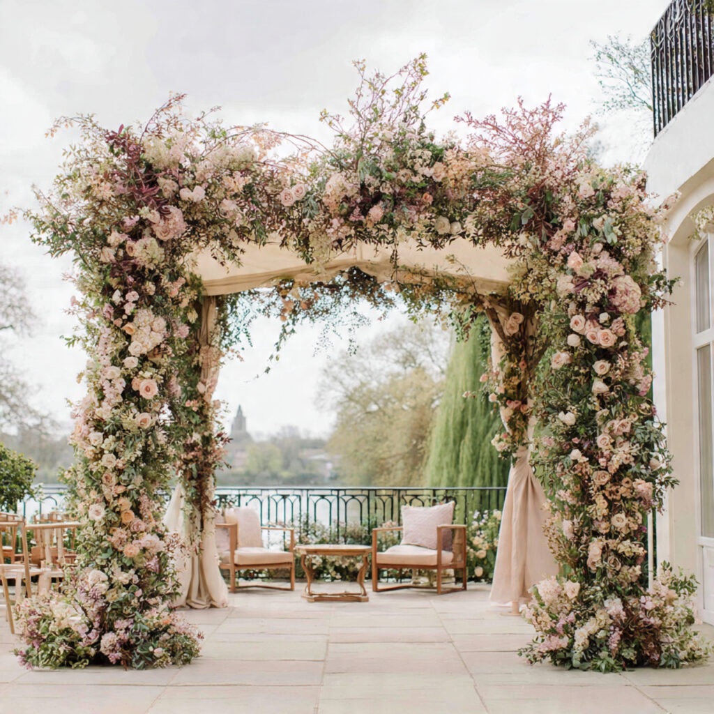 Wedding Arch ideas: 20 Breathtaking Ideas That Add Instant Magic to Your Day 12 Hanging Floral Arch