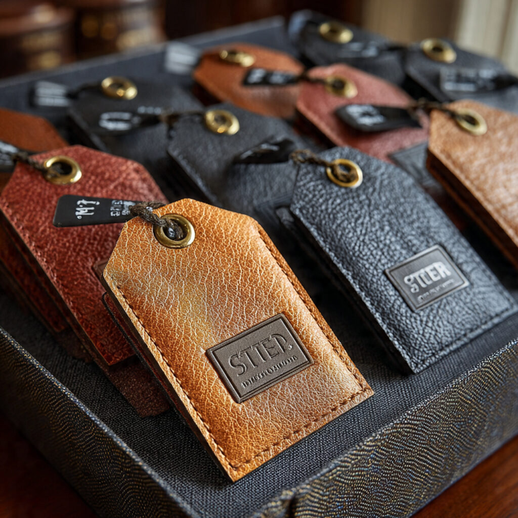 20 Unique Wedding Giveaways Ideas for Meaningful Favours 6 leather and faux leather luggage tags in tan