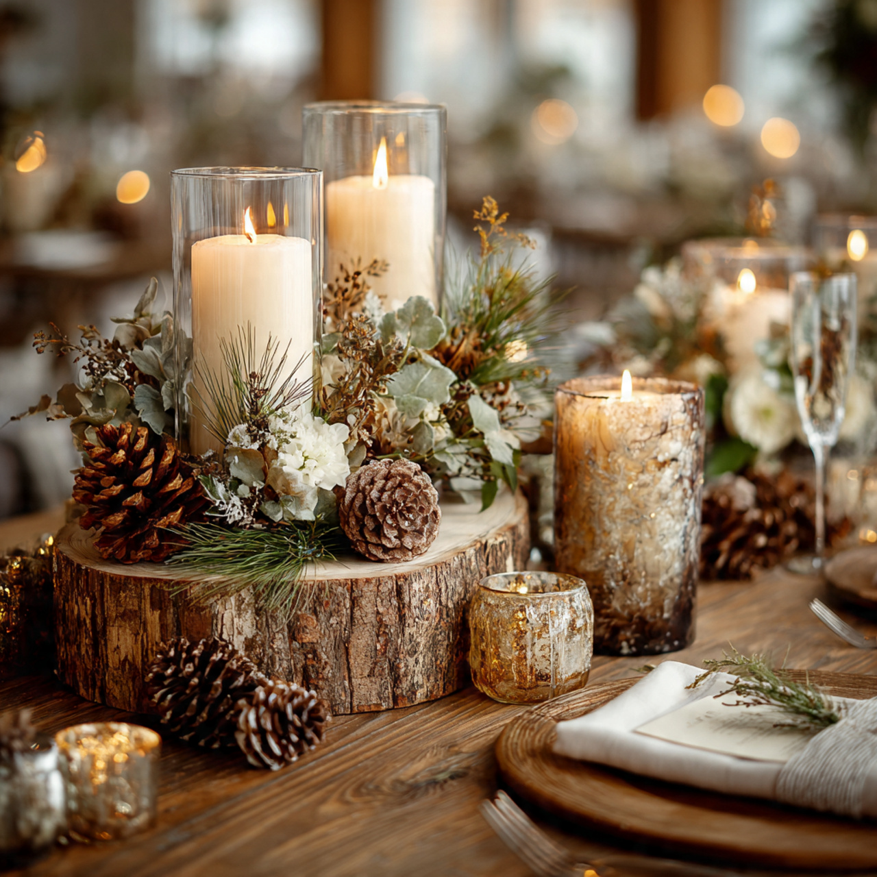 Winter-Inspired Centerpiece Designs
