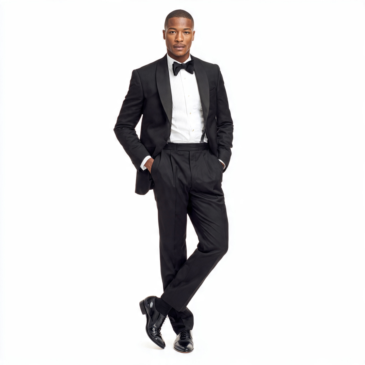 25 Black Tie Wedding Attire Ideas for a Stunning Look 7 Peak Lapel Tuxedo