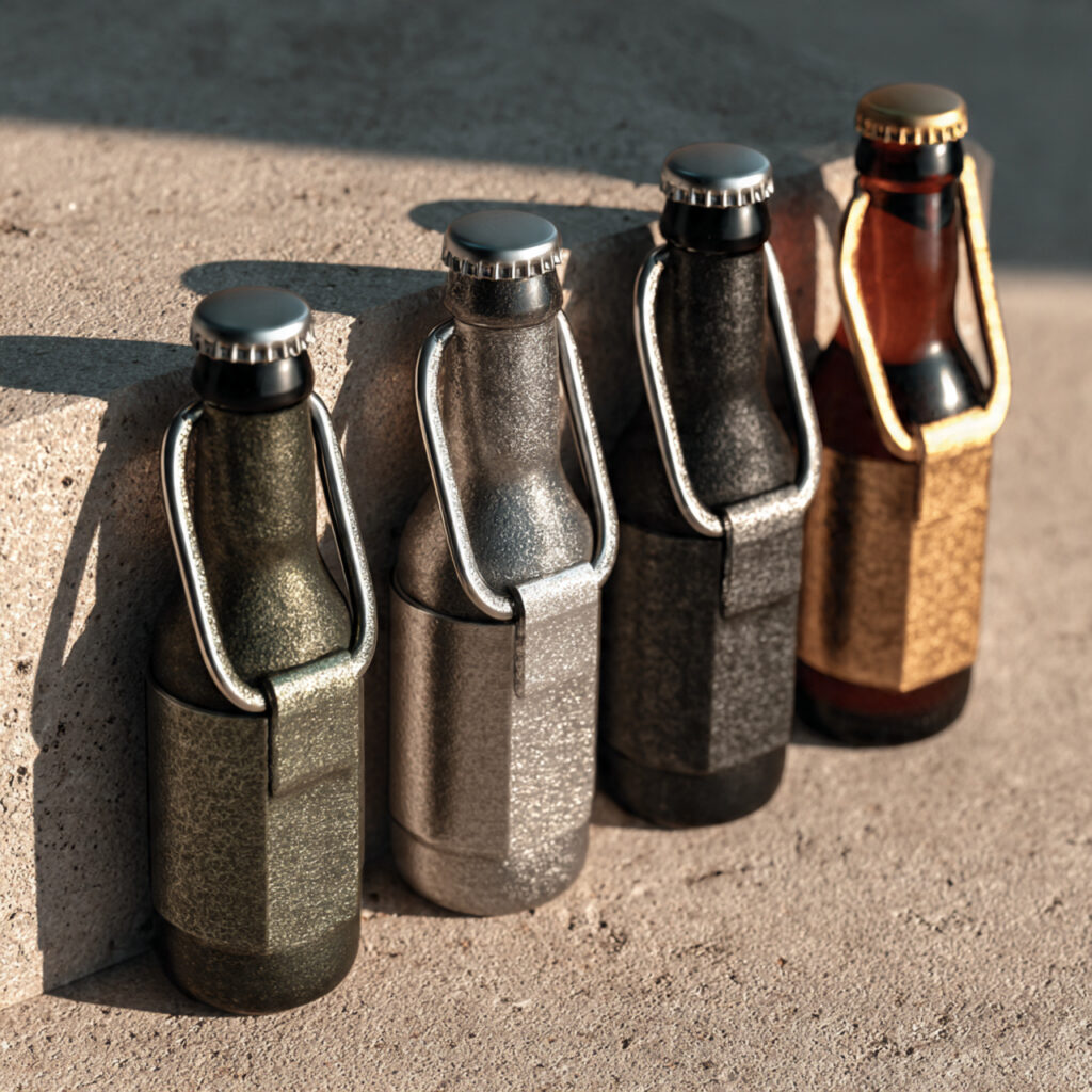 20 Unique Wedding Giveaways Ideas for Meaningful Favours 12 matte metal bottle openers with modern geometric