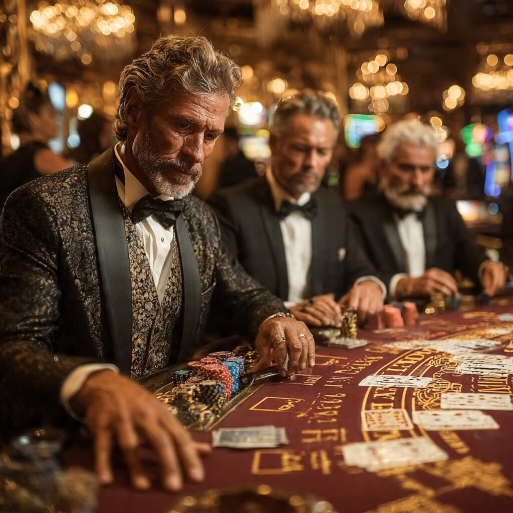25 Bachelor Party Planning Tips & Creative Ideas for a Perfect Send-Off 10 men at a casino table playing blackjack