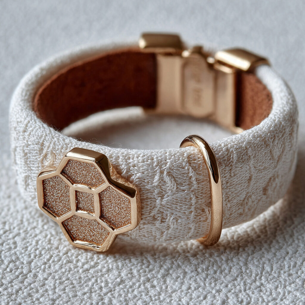 minimalist bridal garter using a single decorative