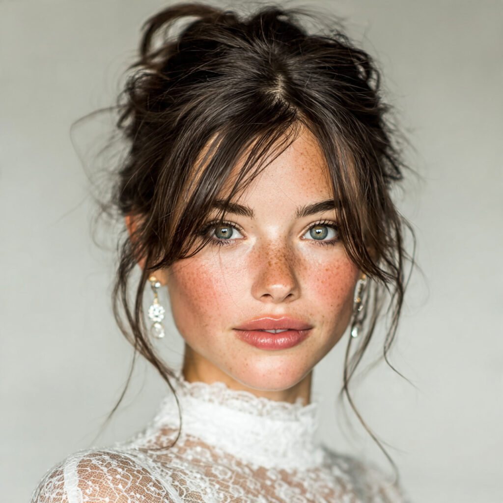 23 Courthouse Wedding ideas That Feels Personal and Meaningful 10 minimalist bridal makeup clean skin soft radiance