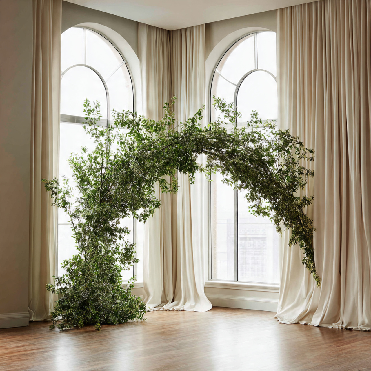 Wedding Arch ideas: 20 Breathtaking Ideas That Add Instant Magic to Your Day 2 Minimalist Greenery Arch