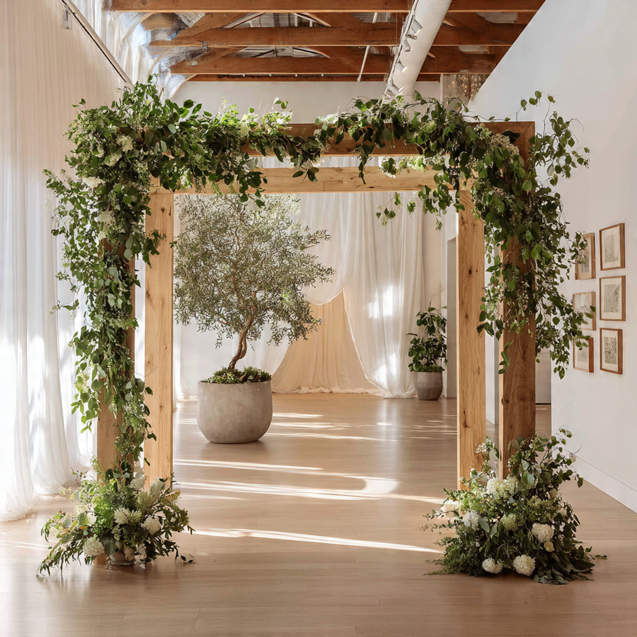 Minimalist Ceremony Arches