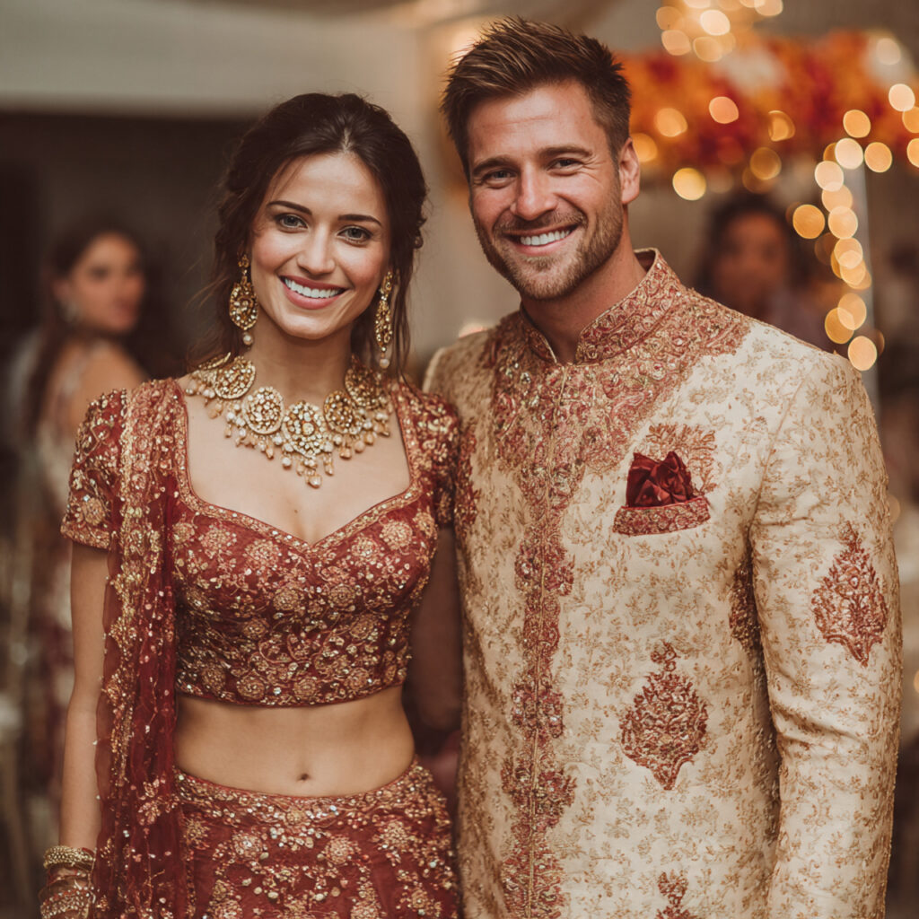 multicultural engagement celebration woman in a