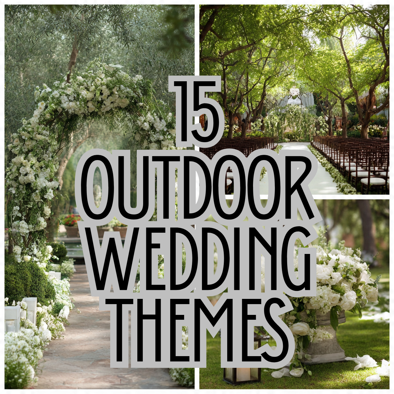 outdoor wedding themes