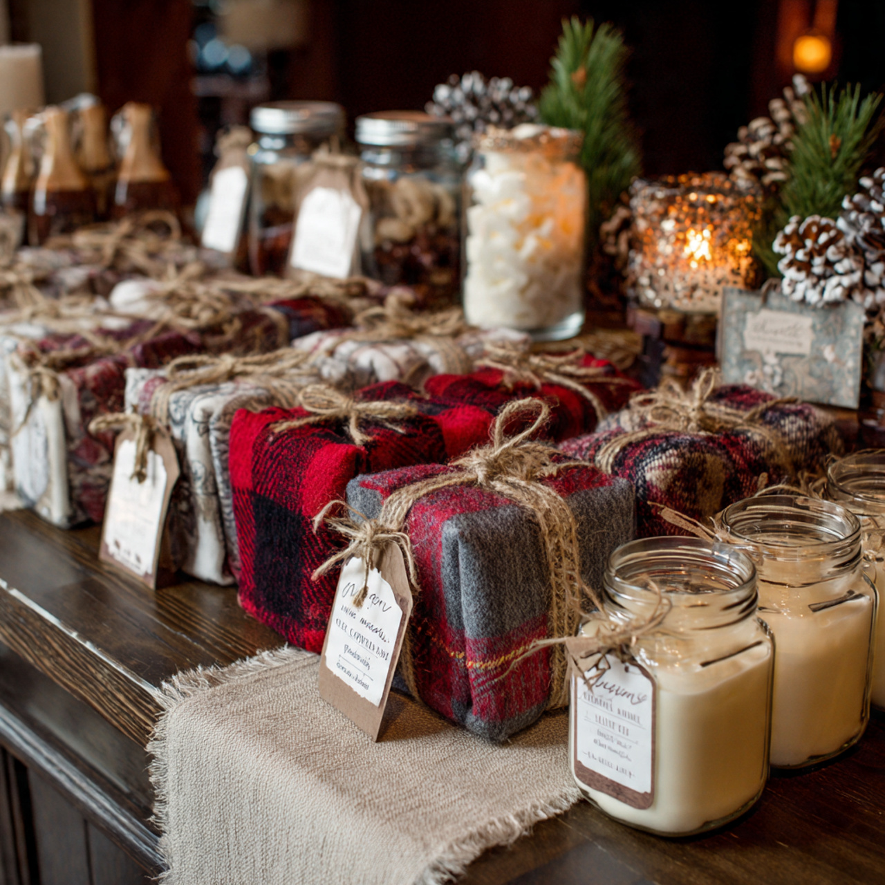 Luxurious Winter Wedding Favors