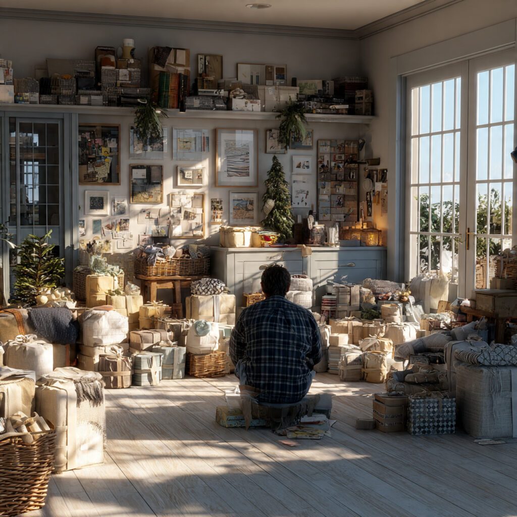 planner supervising teardown of decorations checking rental