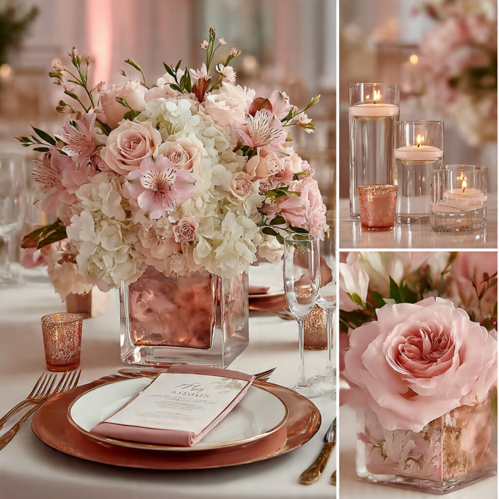 rose gold wedding palette modern glam d coration