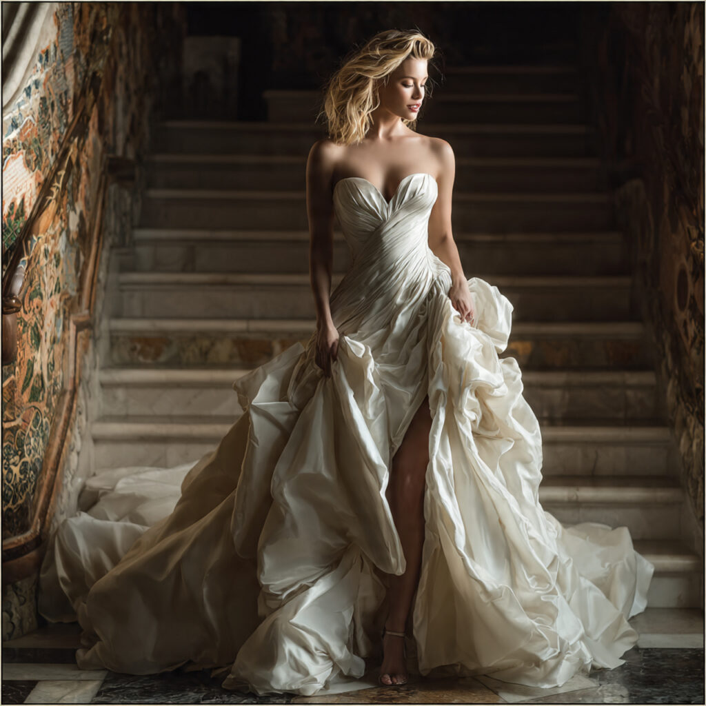 21 Best Dream Wedding Ideas Dresses to Inspire Your Look 6 royal inspired bridal ball gown voluminous skirt structured