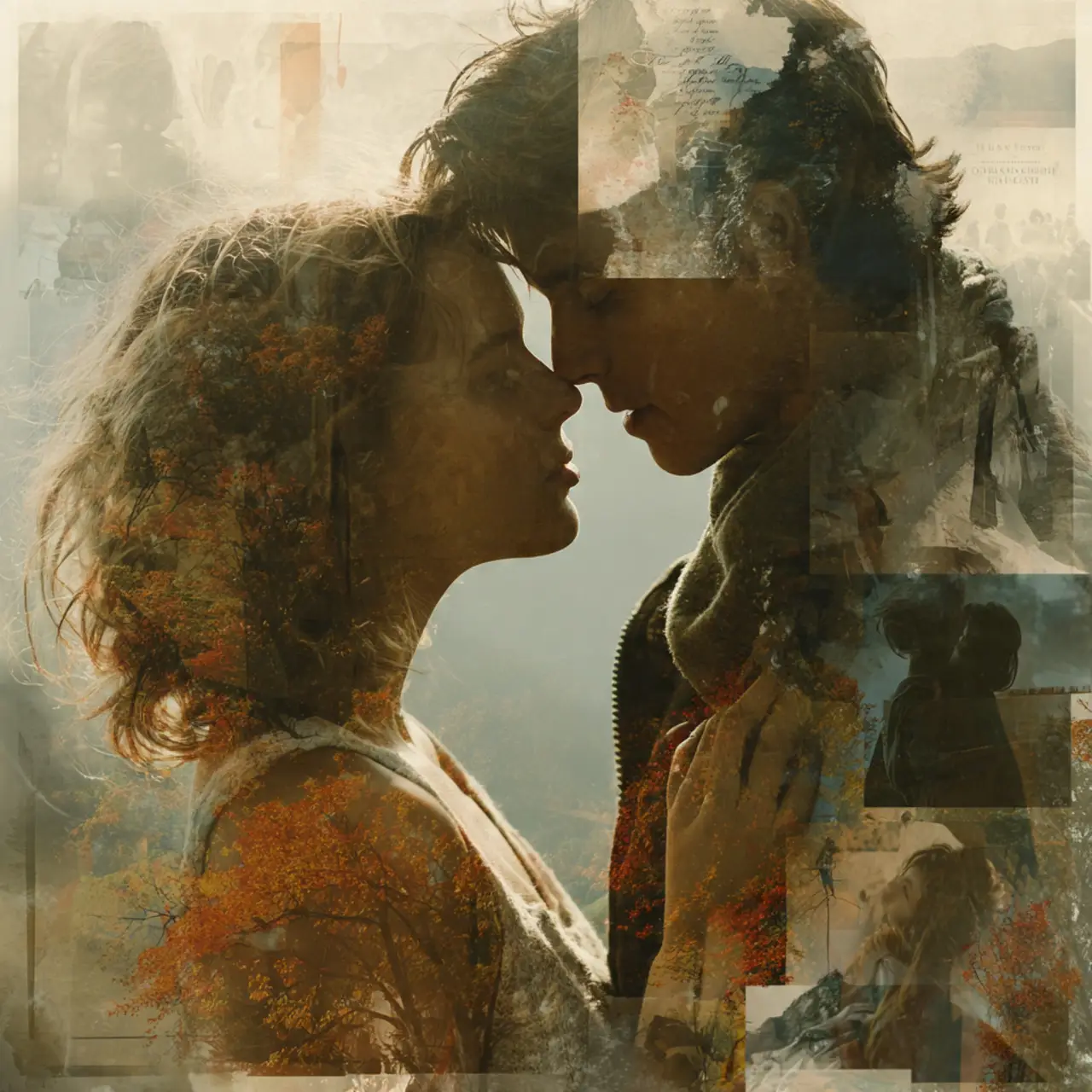 seasonal engagement photos