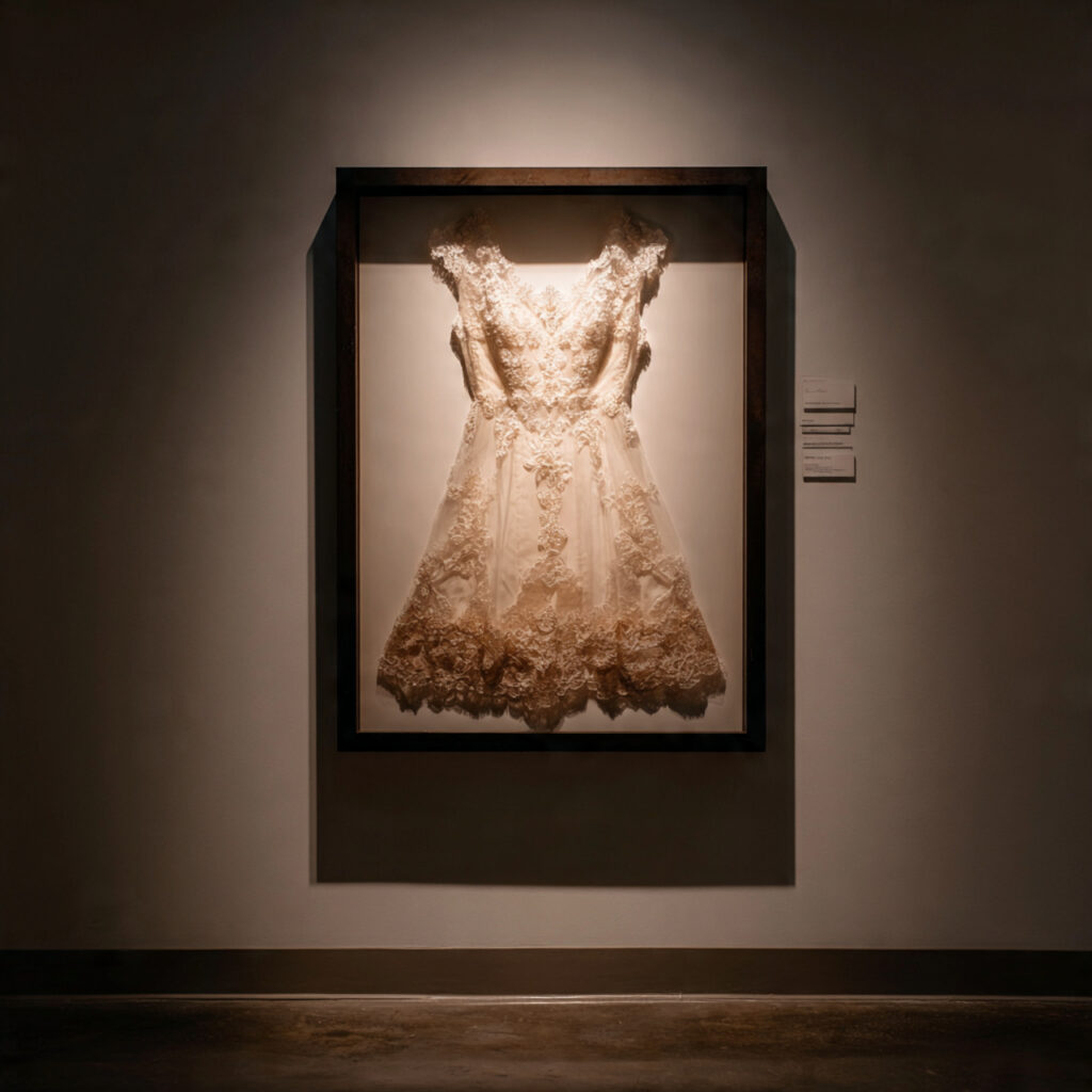 Transform the Dress into Wall Art
