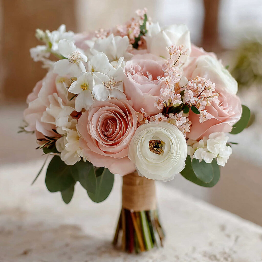 23 Courthouse Wedding ideas That Feels Personal and Meaningful 3 small hand tied wedding bouquet fresh white and