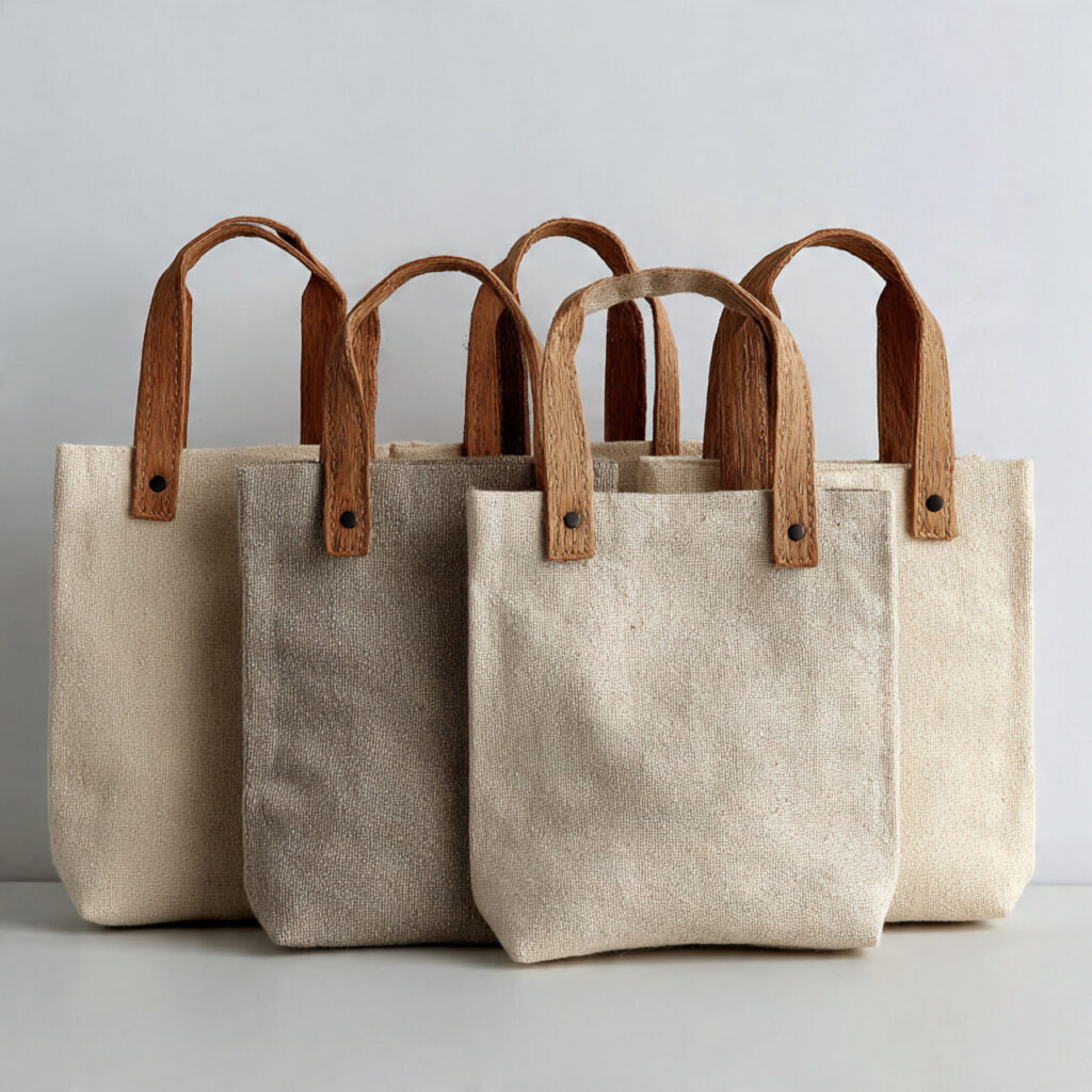 20 Unique Wedding Giveaways Ideas for Meaningful Favours 20 small neutral cotton tote bags with minimal 1