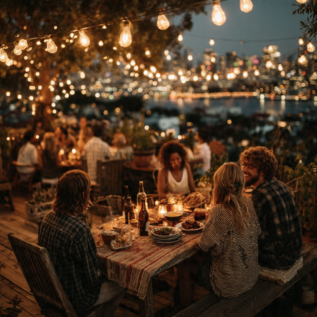 23 Courthouse Wedding ideas That Feels Personal and Meaningful 20 small rooftop or backyard micro celebration warm string