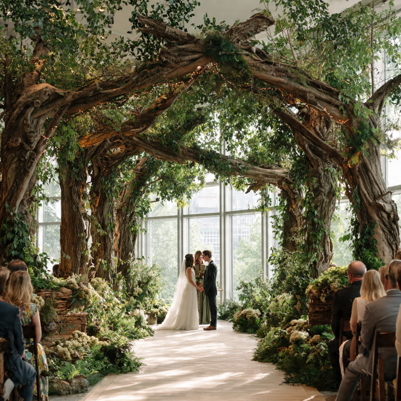 Wedding Arch ideas: 20 Breathtaking Ideas That Add Instant Magic to Your Day 16 Tree-Inspired Arch