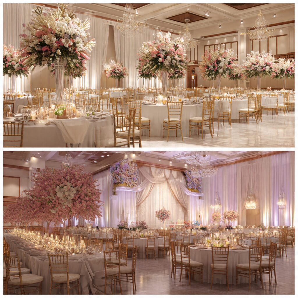 visual comparison one side shows a full service