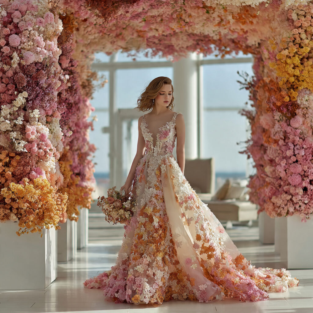 21 Best Dream Wedding Ideas Dresses to Inspire Your Look 18 wedding dress with 3d floral appliqu s botanical