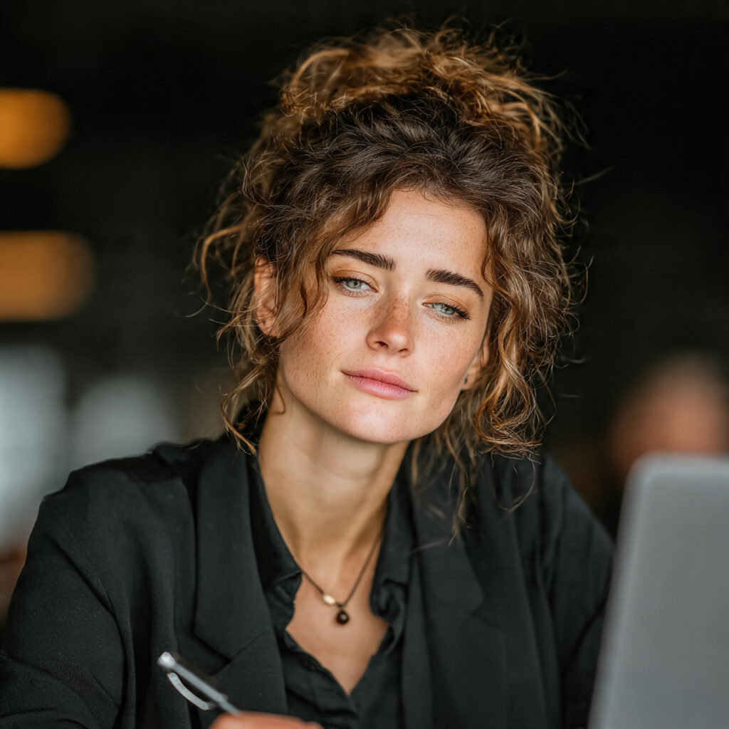 wedding planner reviewing contracts and signing documents
