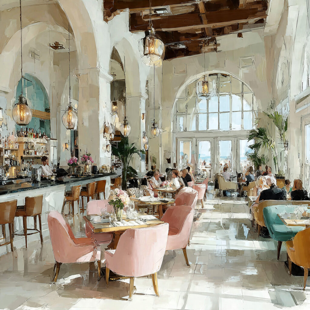 wedding reception in restaurant comfortable seating spacious