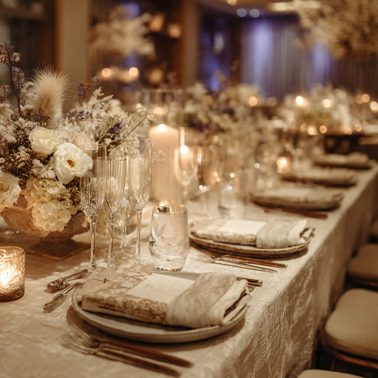 Textured Table Settings