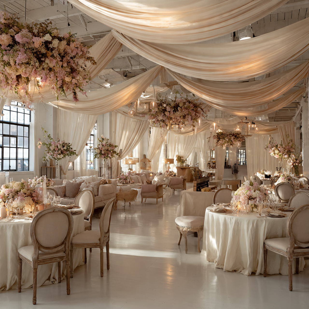 Ceiling Decor That Transforms the Venue