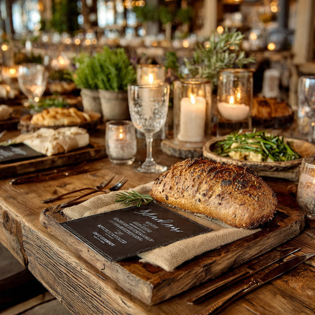 wedding rehearsal dinner combined with charity work