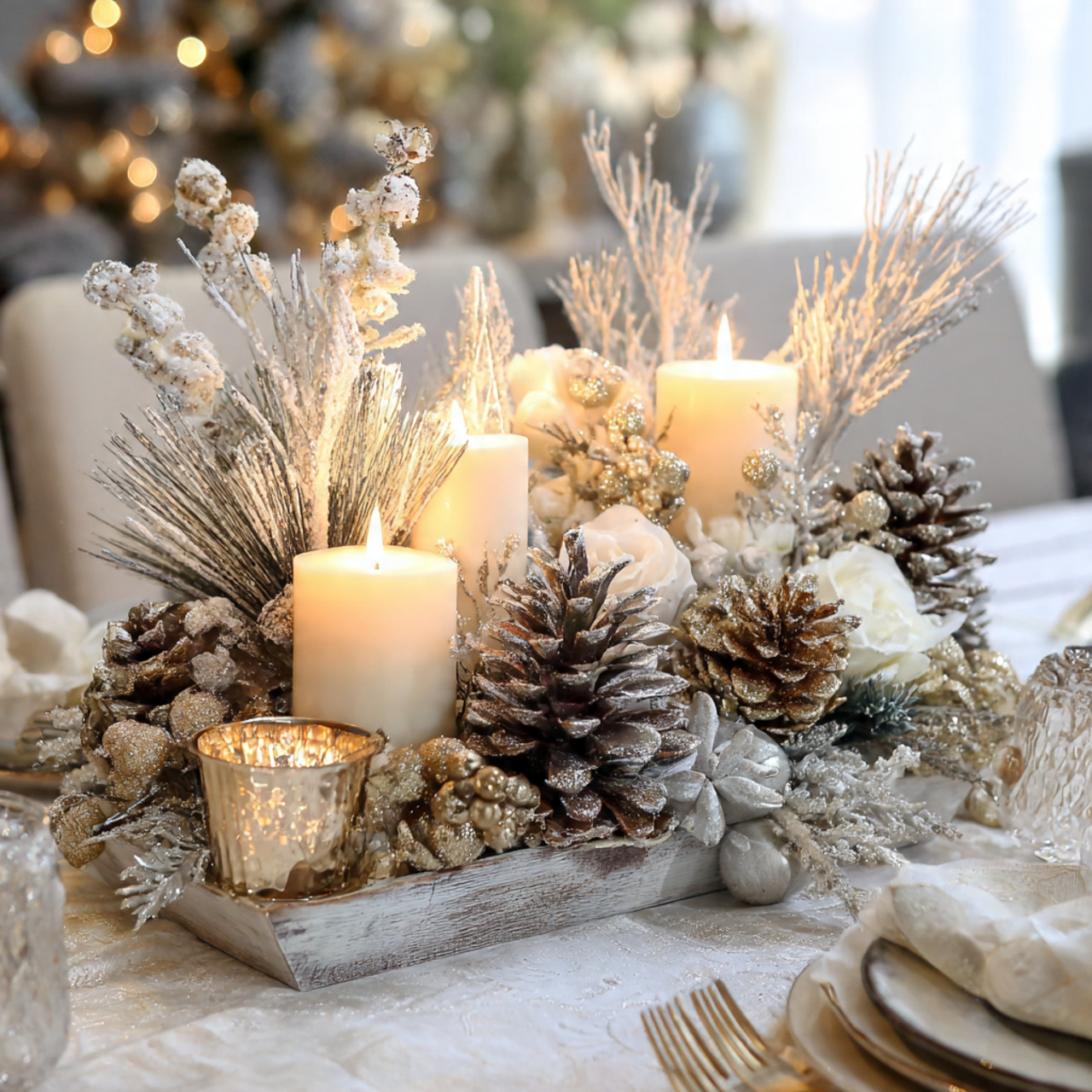 Seasonal Reception Centerpieces