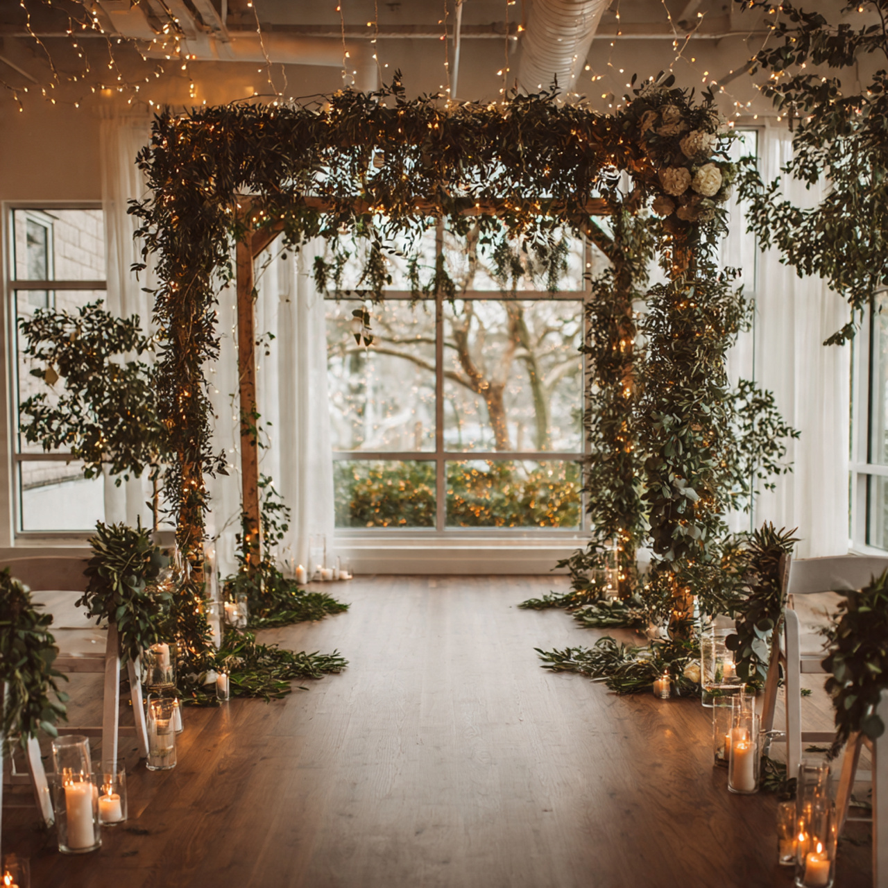 Winter Greenery Installations