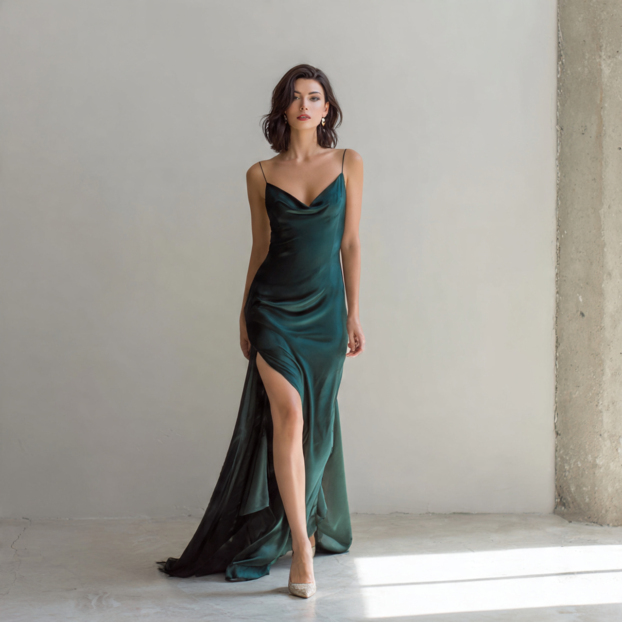 25 Black Tie Wedding Attire Ideas for a Stunning Look 8 Silk Slip Gown