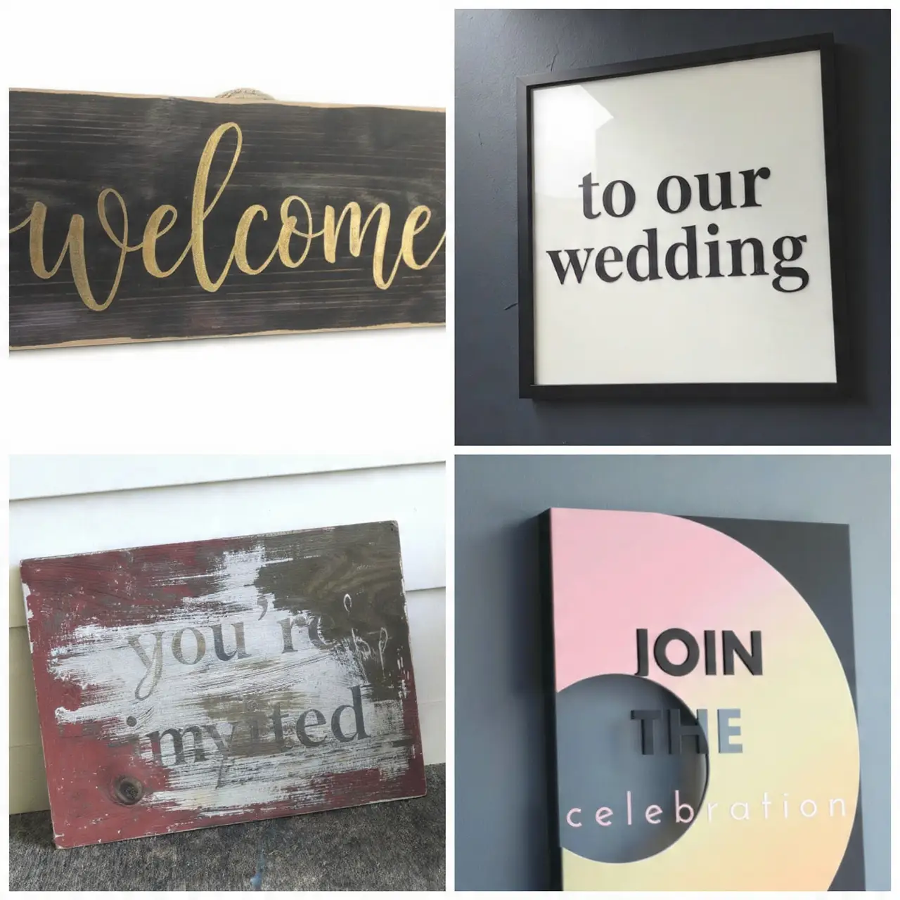 Wedding Welcome Sign