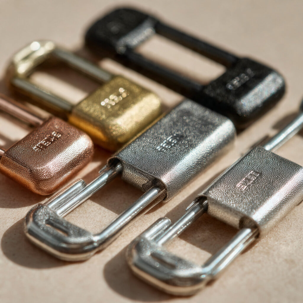 a close up image of sleek metal bottle