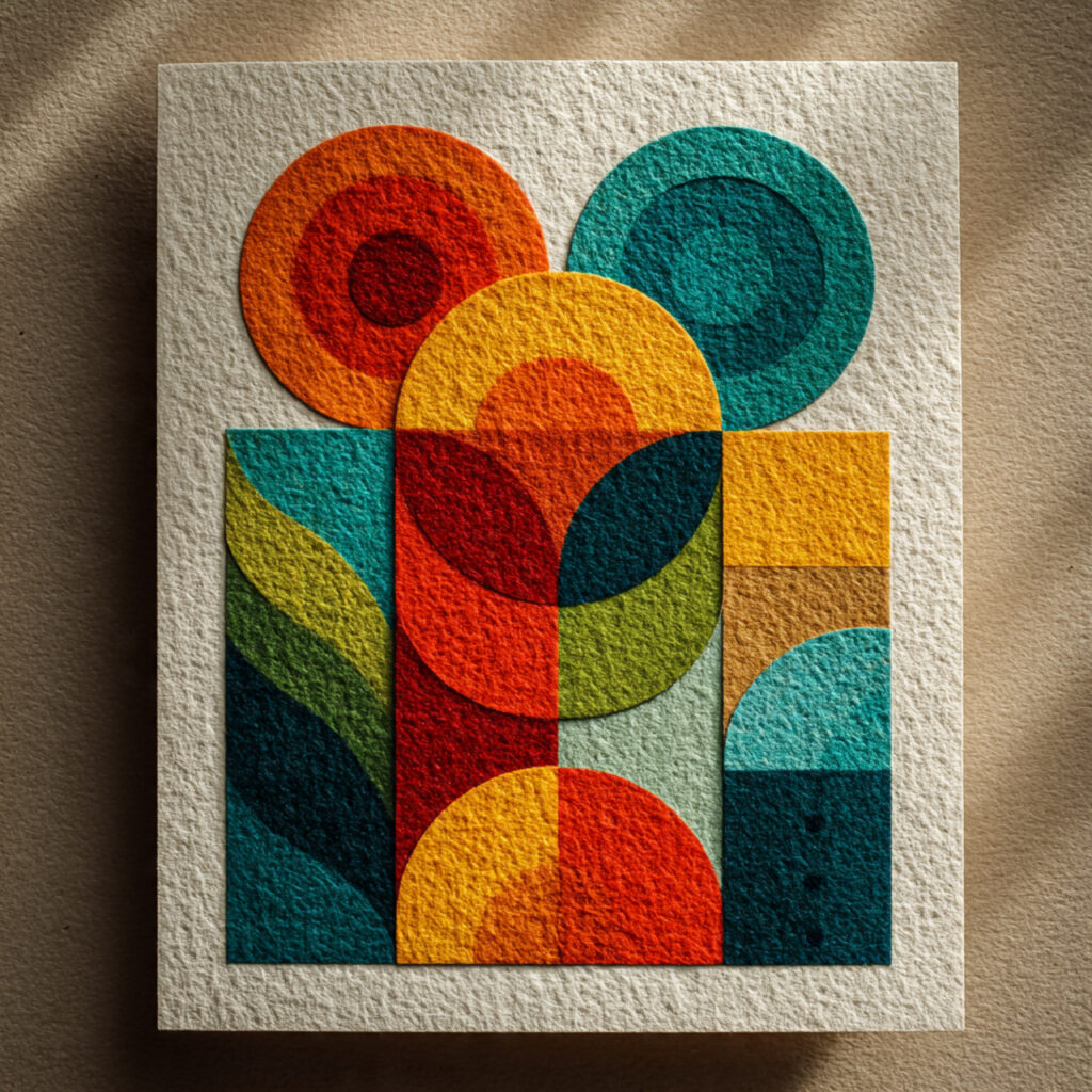 modern cheerful anniversary card for friends bright