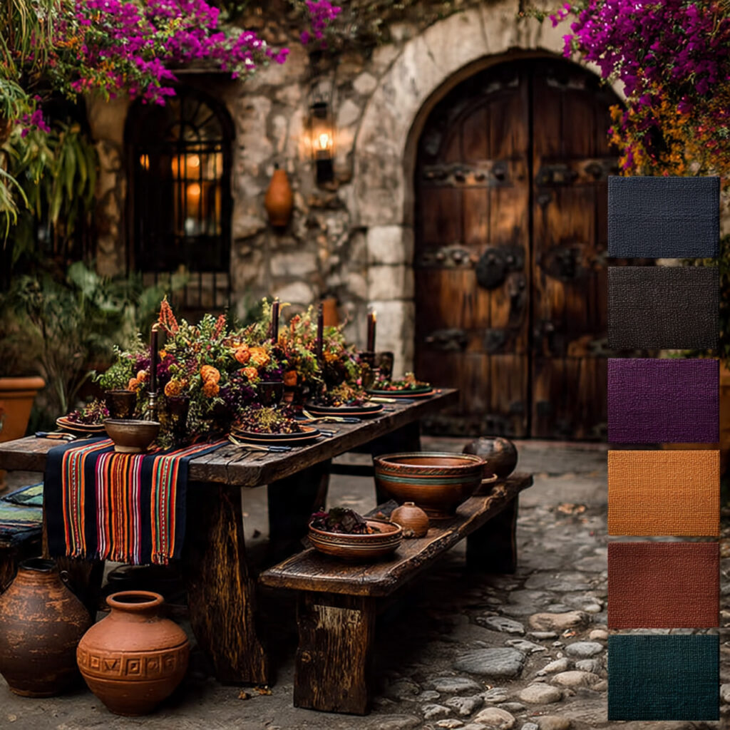 wedding decor inspired by oaxaca style vibrant