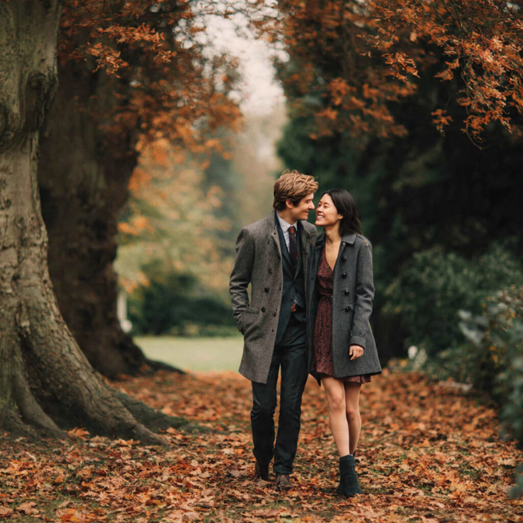 21 Cozy and Stylish Fall Engagement Photo Outfit Ideas 13 3 1