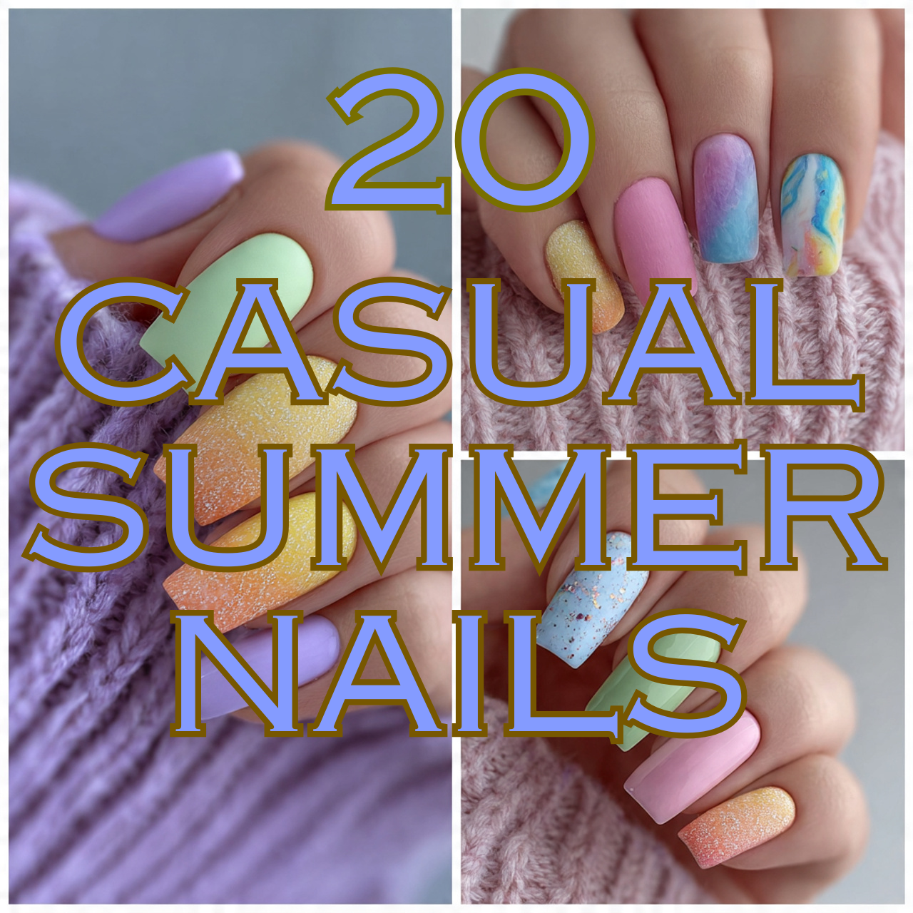 Casual Summer Nails