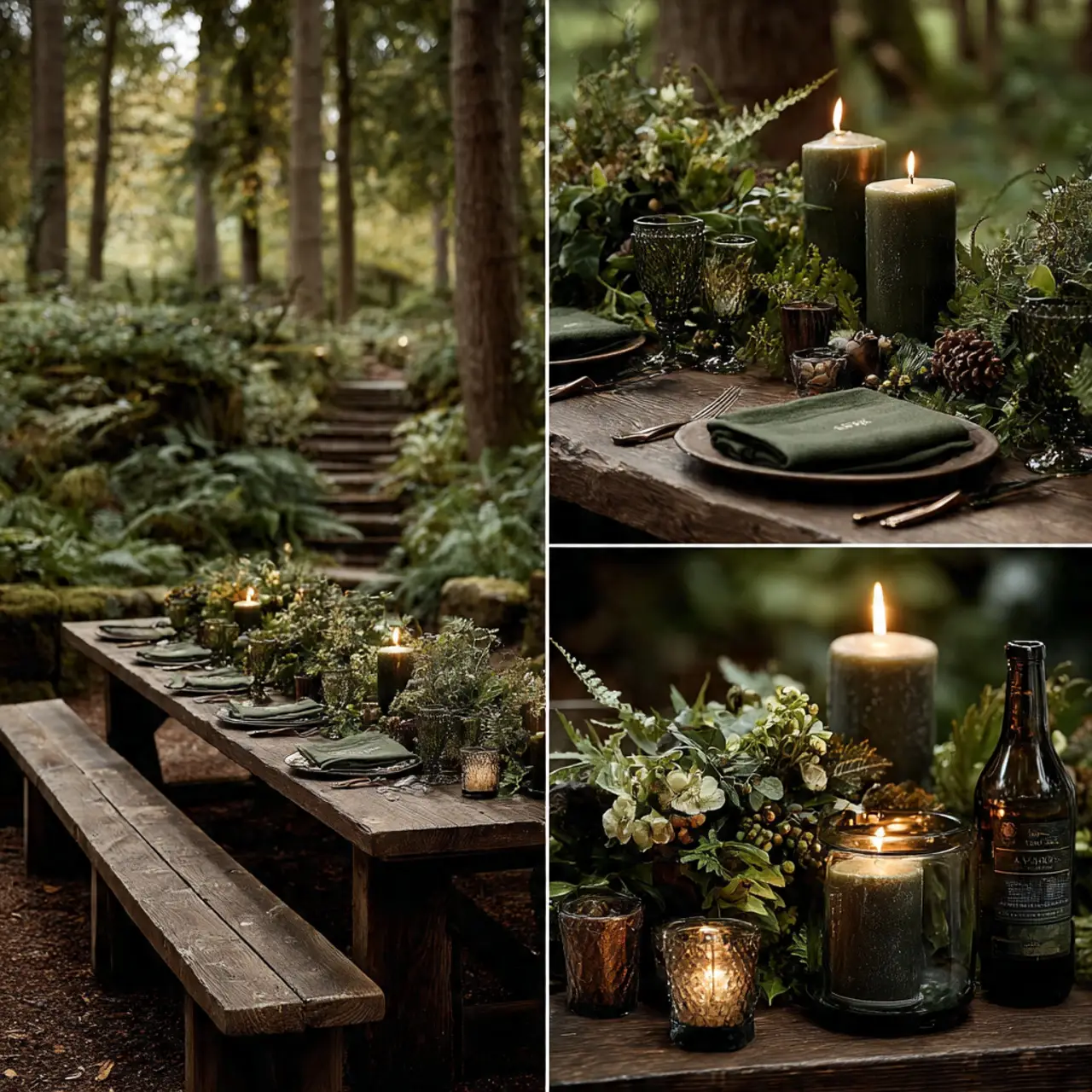 Forest Wedding Colors Palette
