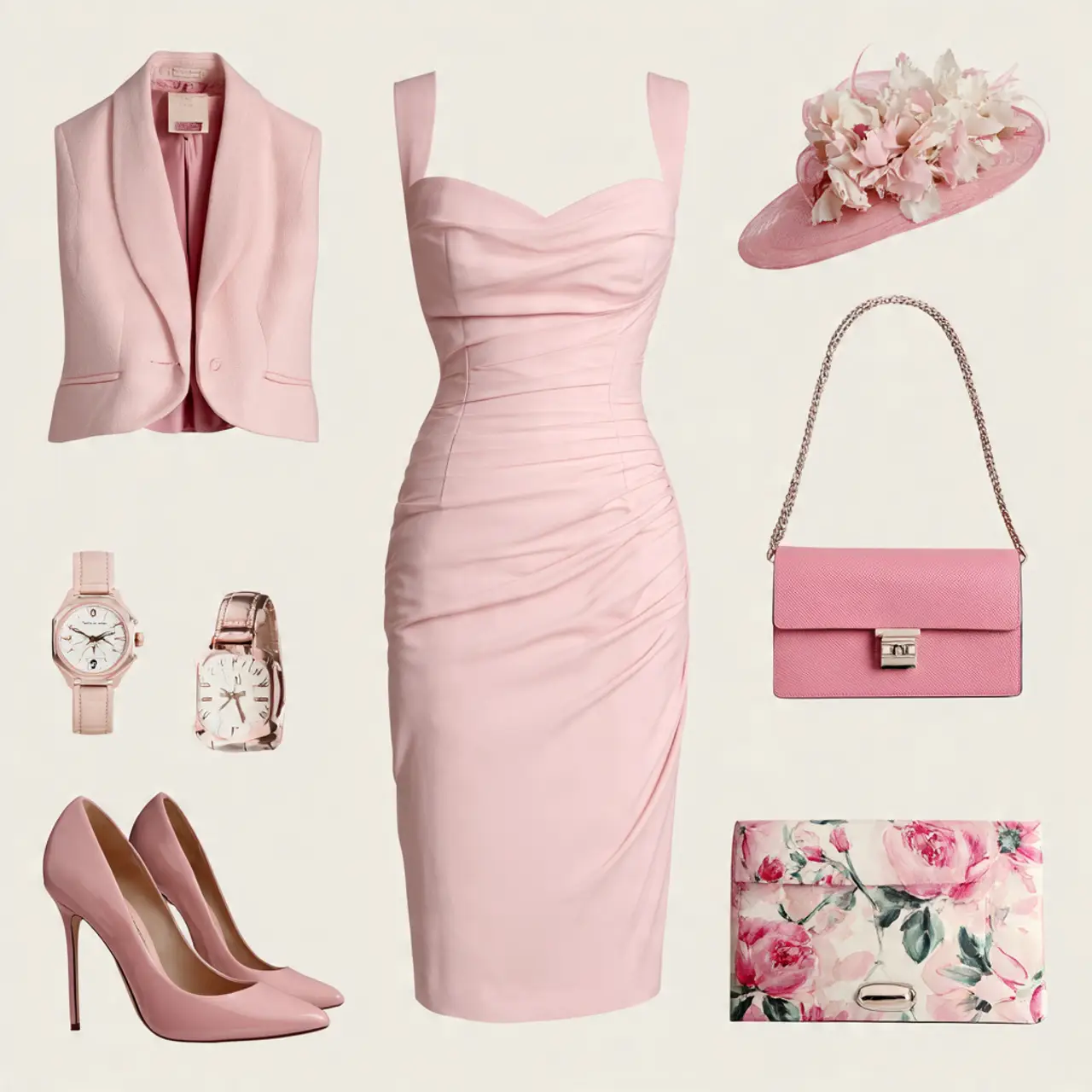 Pink Wedding Guest Outfit