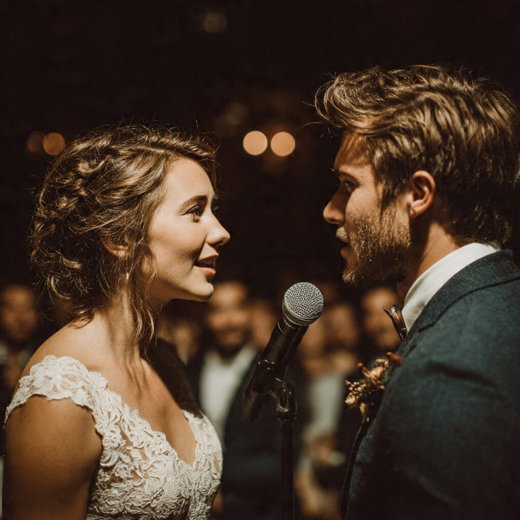 a wedding speech delivered directly to the