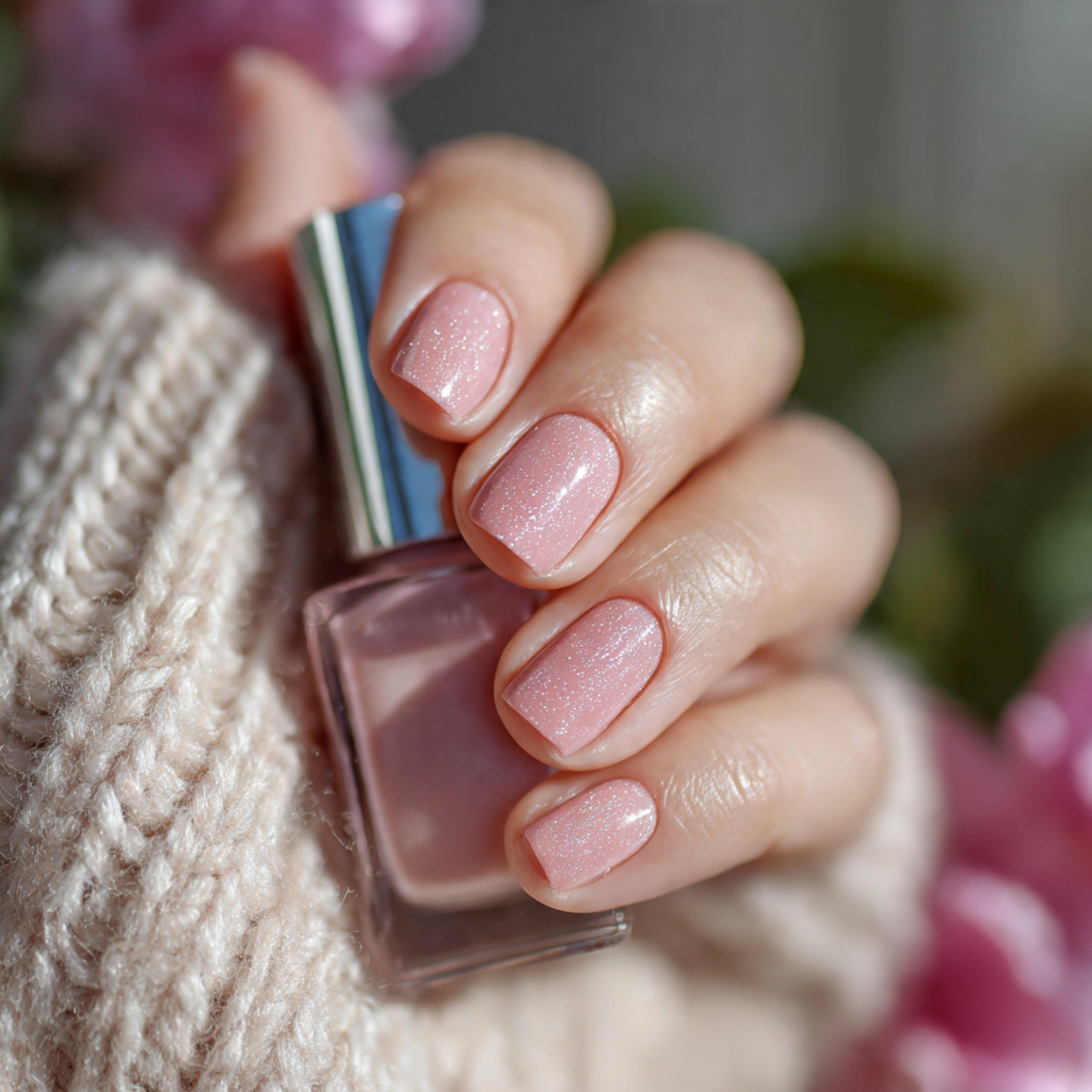 Classic Sheer Nude Nails