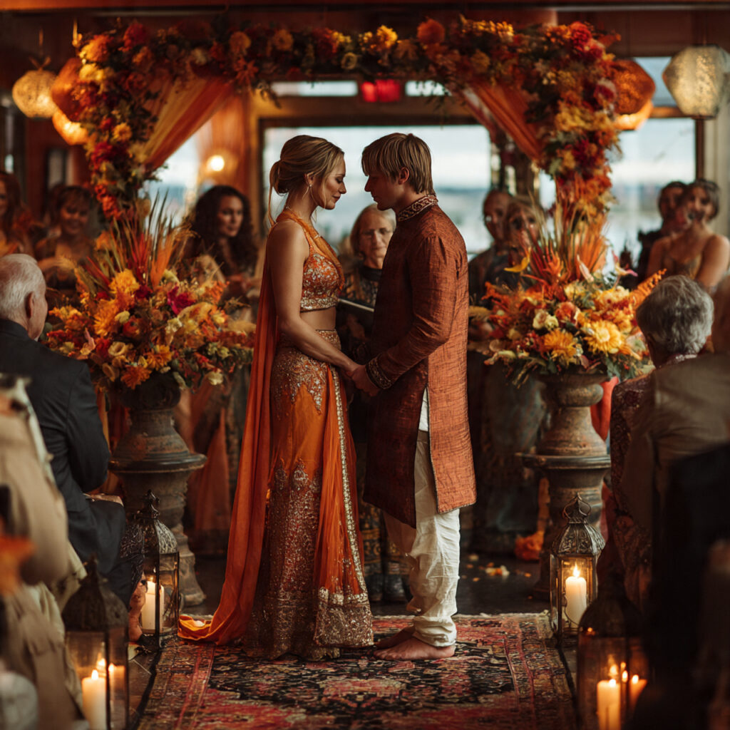 cultural fusion wedding ceremony blending traditional elements