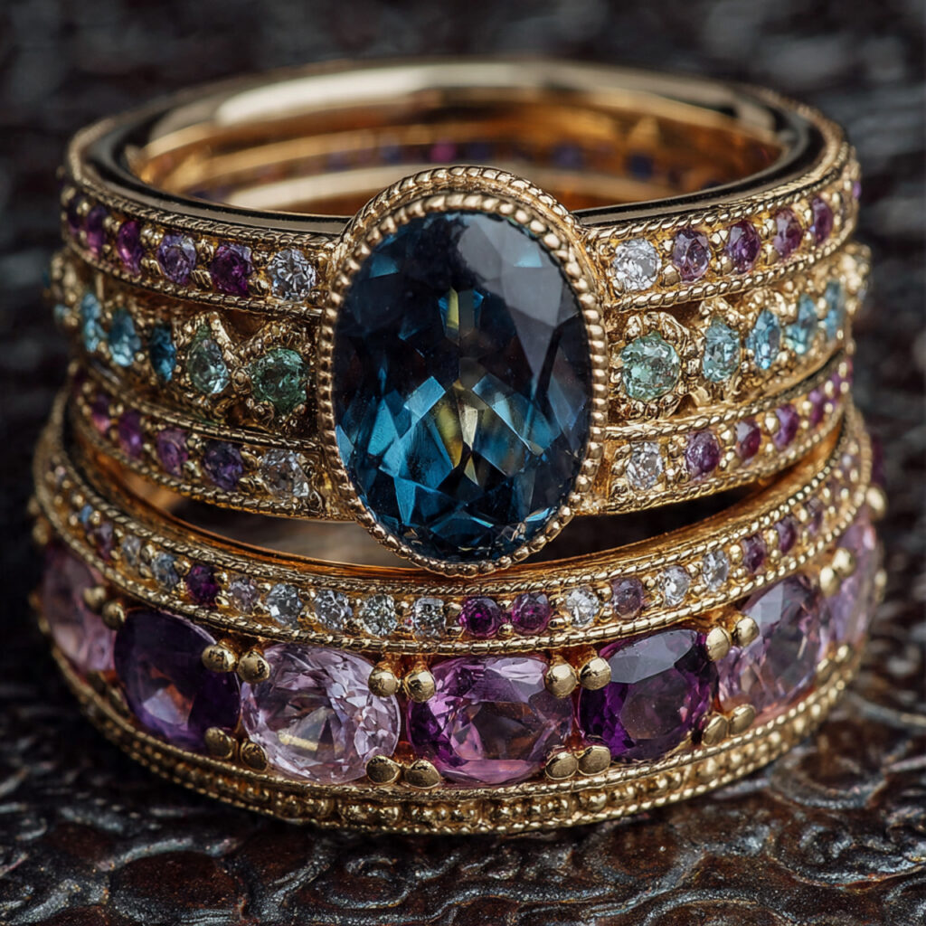 family heirloom rings before and after redesign 1