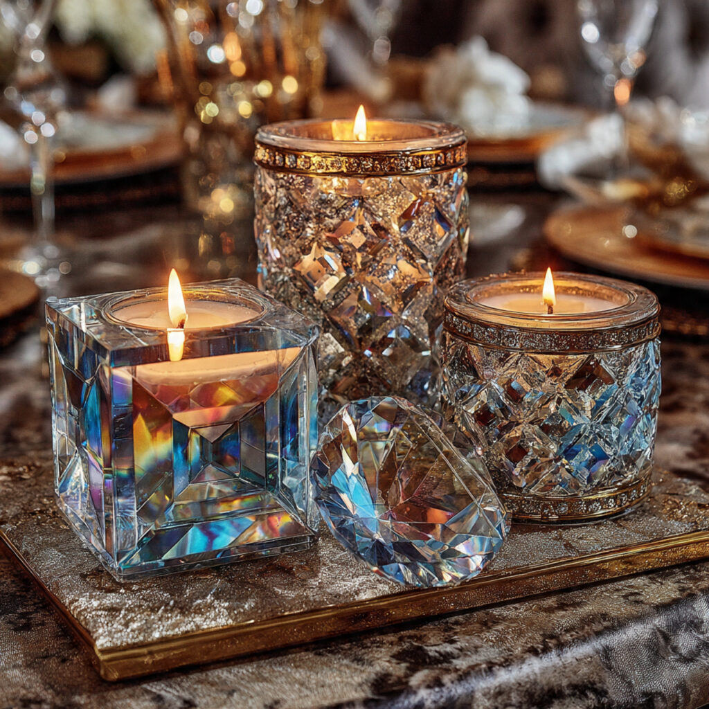 22 DIY Dollar Tree Centerpieces That Are Easy and Elegant 17 glam diy dollar tree centerpiece with candle