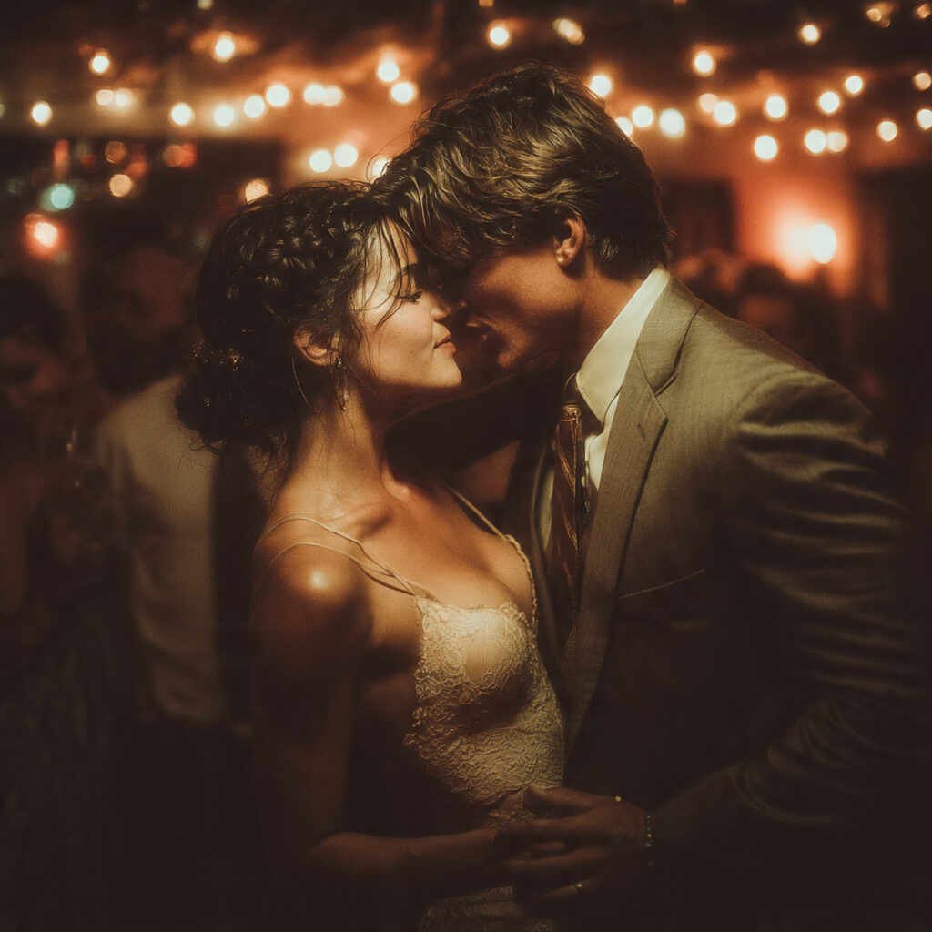 late night wedding slow dance dimmed lights intimate